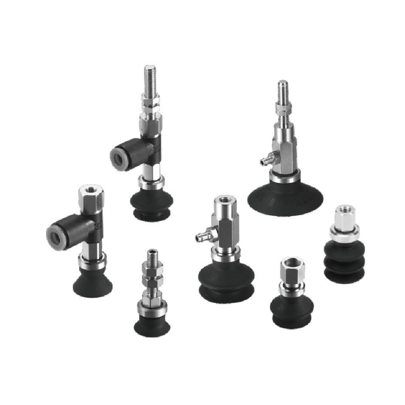 ZP Series Vacuum Suctionis Cup Cum Snap Ringo, Adapter & Buffer Bracket (Ø9~Ø50)